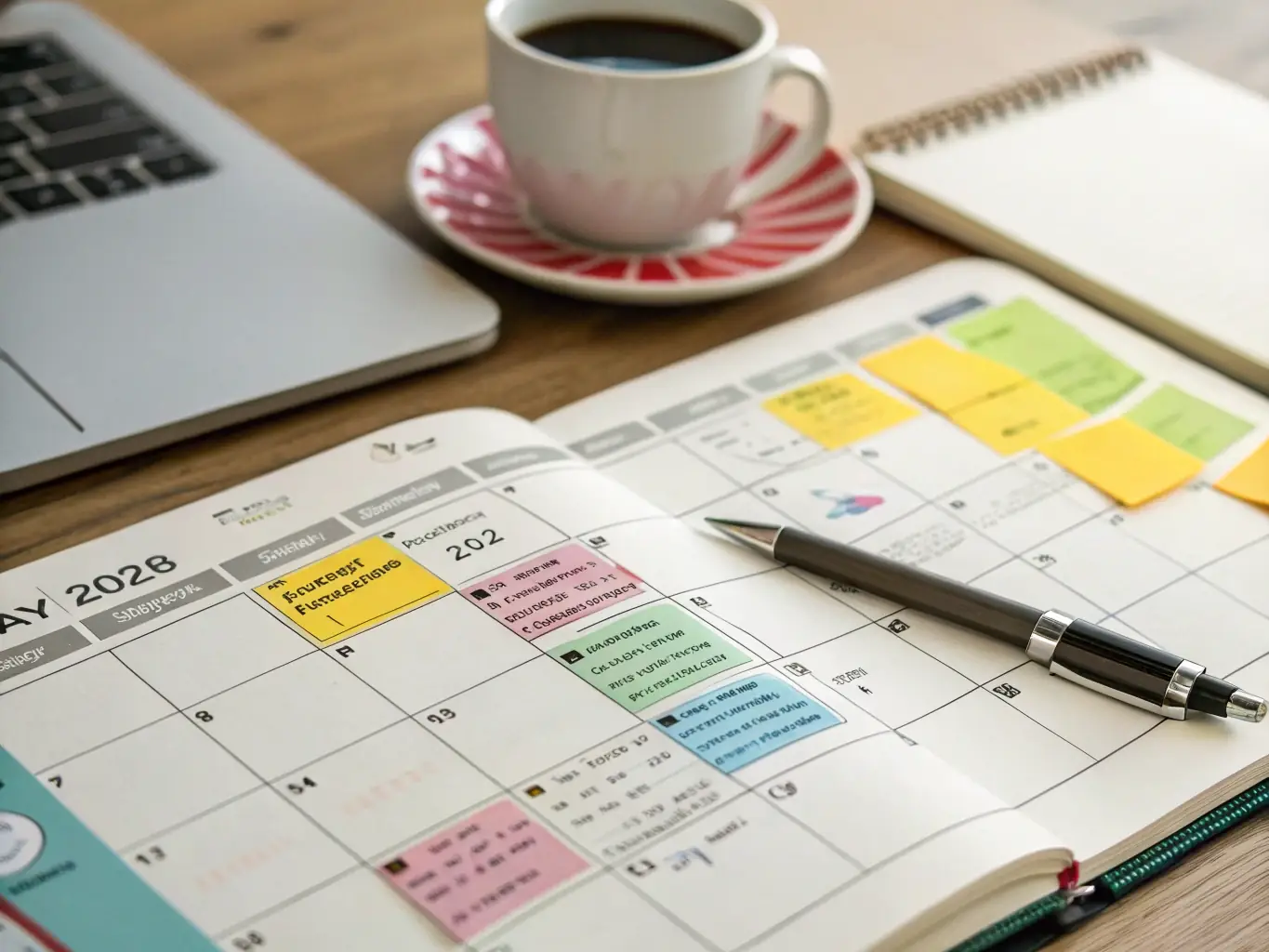 A calendar showing flexible scheduling options for Trust Clean Cares' cleaning services.